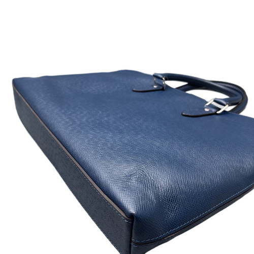 Louis Vuitton Briefcase Saffiano Calfskin Blue