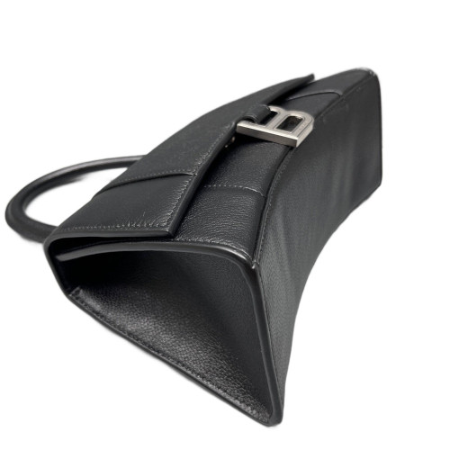 Balenciaga Hourglass Small Grained Calfskin Black
