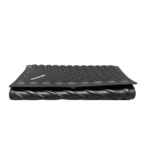 Balenciaga Car Flap Corssbody Bag Calfskin Black