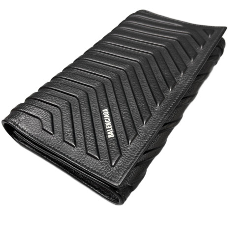 Balenciaga Car Flap Corssbody Bag Calfskin Black