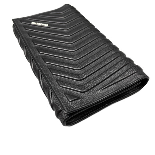 Balenciaga Car Flap Corssbody Bag Calfskin Black