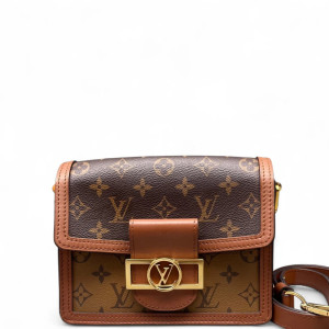 Louis Vuitton Dauphine Mini Reverse Monogram Brown Louis Vuitton Dauphine Mini Reverse Monogram Brown