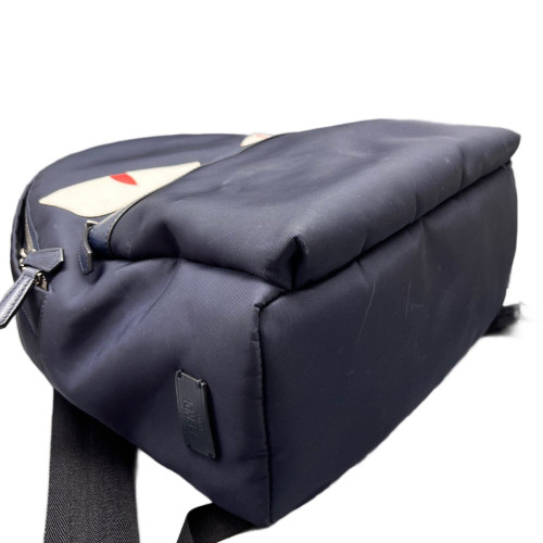 Fendi Monster Eyes Medium Backpack Nylon Dark Blue Fendi Monster Eyes Medium Backpack Nylon Dark Blue
