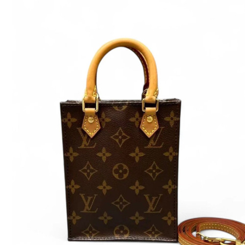 Louis Vuitton Petite Sac Plat Monogram Brown