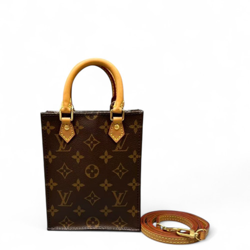Louis Vuitton Petite Sac Plat Monogram Brown