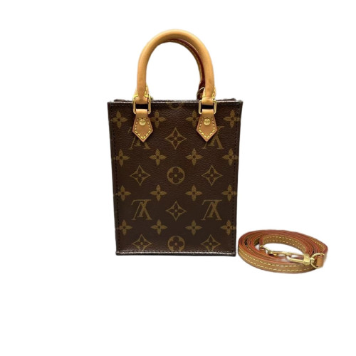Louis Vuitton Petite Sac Plat Monogram Brown