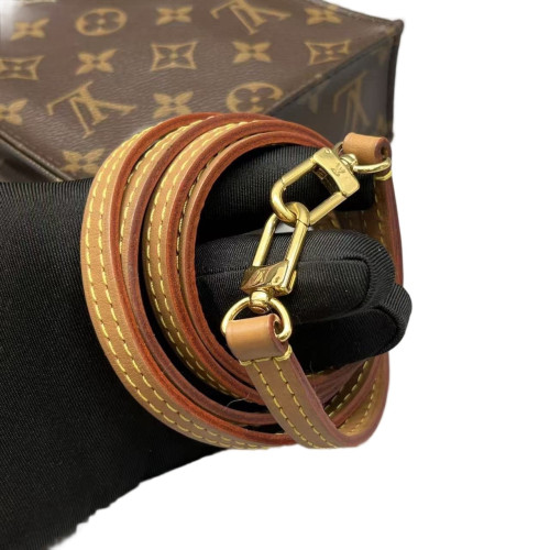 Louis Vuitton Petite Sac Plat Monogram Brown