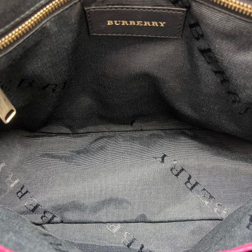 Burberry Small Orchard Bowling Bag Calfskin Azalea