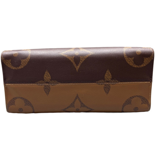 Louis Vuitton Onthego MM Reverse Monogram Giant Brown Black Red