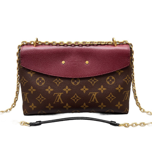 Louis Vuitton Saint Placide Monogram Brown Burgundy Louis Vuitton Saint Placide Monogram Brown Burgundy