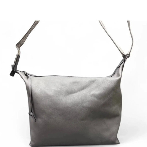 Loewe Shoulder Bag Calfskin Grey Loewe Shoulder Bag Calfskin Grey