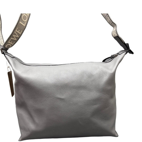 Loewe Shoulder Bag Calfskin Grey Loewe Shoulder Bag Calfskin Grey