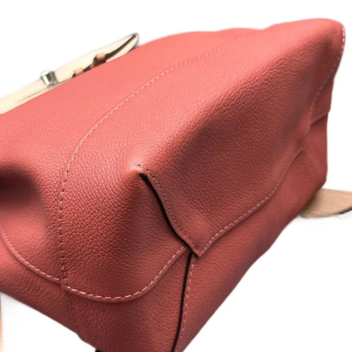 Louis Vuitton Lockme Backpack PM Calfskin White Burgundy Louis Vuitton Lockme Backpack PM Calfskin White Burgundy