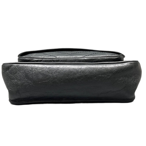 Yves Saint Laurent Medium Niki Chain Calfskin Black