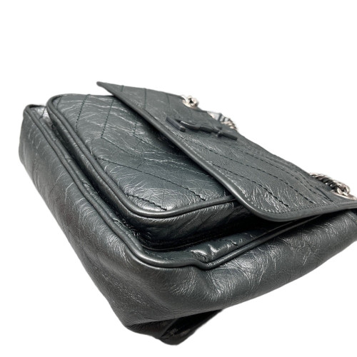 Yves Saint Laurent Medium Niki Chain Calfskin Black