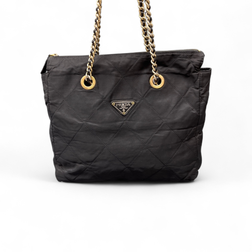 Prada Shoulder Bag Tessuto Nylon Black