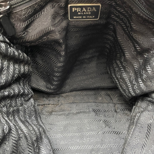 Prada Shoulder Bag Tessuto Nylon Black
