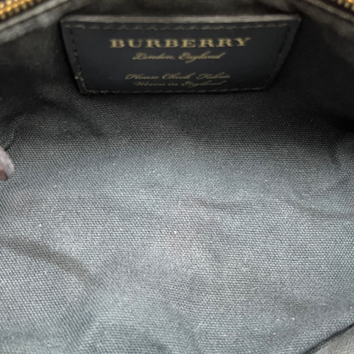 Burberry Baby Banner Tote Grained Calfskin House Check Pink