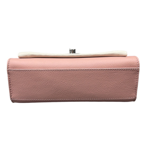 Louis Vuitton Mylockme Chain Bag BB Calfskin Pink White