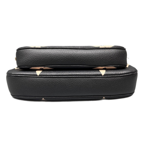 Louis Vuitton Multi Pochette Accessories Empreinte Monogram Giant Black White