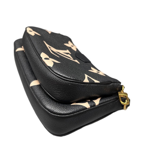 Louis Vuitton Multi Pochette Accessories Empreinte Monogram Giant Black White