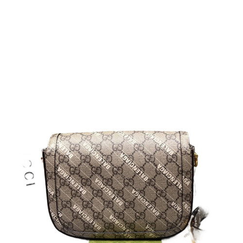 Gucci Mini Horsebit 1955 GG Supreme Monogram Brown