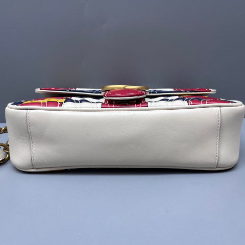 Gucci Small GG Marmont Calfskin Red Blue Yellow Gucci Small GG Marmont Calfskin Red Blue Yellow