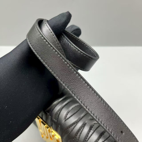 Dior Shoulder Bag Calfskin Black