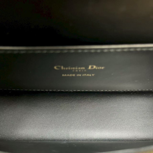 Dior Shoulder Bag Calfskin Black