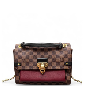 Louis Vuitton Vavin PM Damier Ebene Brown Burgundy