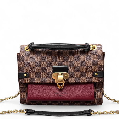 Louis Vuitton Vavin PM Damier Ebene Brown Burgundy