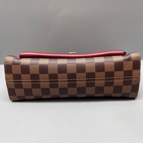 Louis Vuitton Vavin PM Damier Ebene Brown Burgundy
