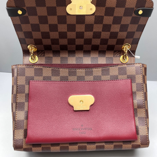 Louis Vuitton Vavin PM Damier Ebene Brown Burgundy