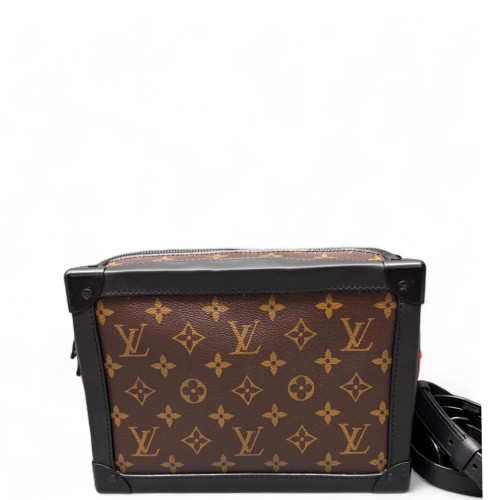 Louis Vuitton Petite Malle Soft Monogram Macassar Brown Black