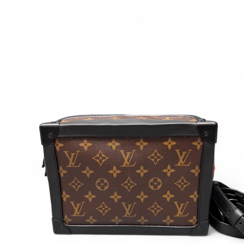 Louis Vuitton Petite Malle Soft Monogram Macassar Brown Black