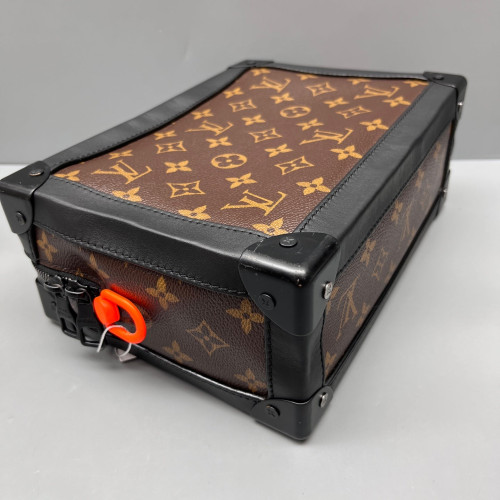 Louis Vuitton Petite Malle Soft Monogram Macassar Brown Black