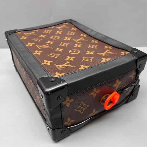 Louis Vuitton Petite Malle Soft Monogram Macassar Brown Black