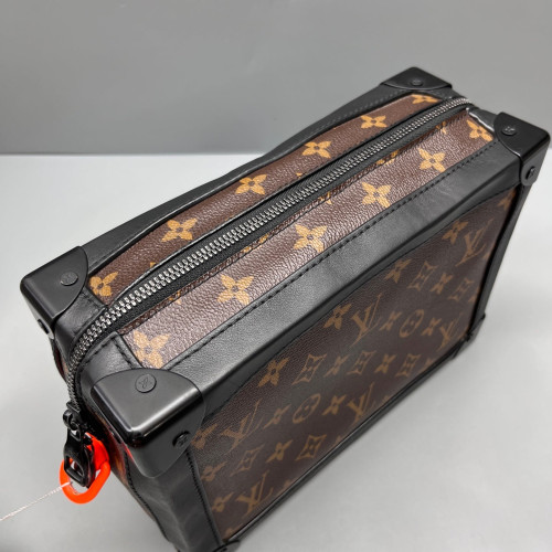Louis Vuitton Petite Malle Soft Monogram Macassar Brown Black