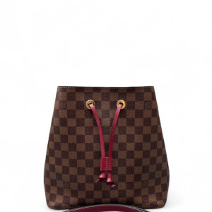 Louis Vuitton Neonoe MM Damier Ebene Brown Burgundy