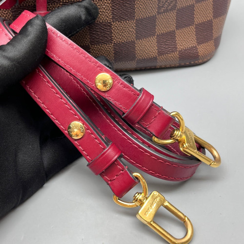 Louis Vuitton Neonoe MM Damier Ebene Brown Burgundy