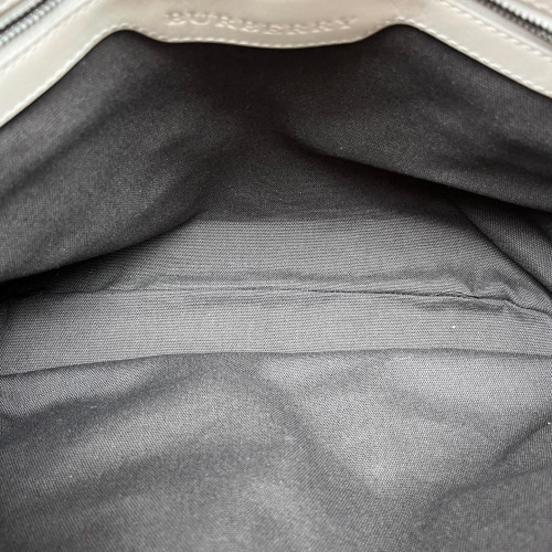 Burberry Tote Bag House Check Calfskin Beige Black Burgundy