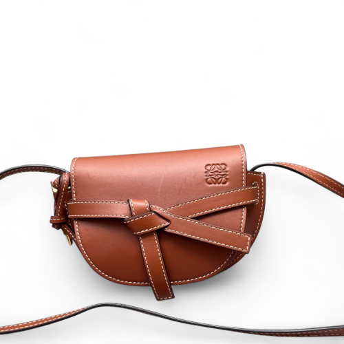 Loewe Mini Gate Smooth Calfskin Brown Loewe Mini Gate Smooth Calfskin Brown