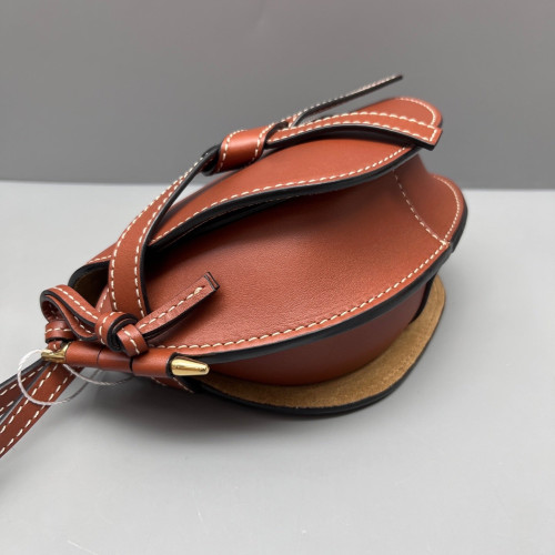 Loewe Mini Gate Smooth Calfskin Brown Loewe Mini Gate Smooth Calfskin Brown