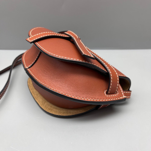 Loewe Mini Gate Smooth Calfskin Brown Loewe Mini Gate Smooth Calfskin Brown