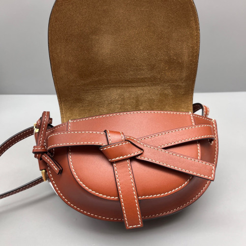 Loewe Mini Gate Smooth Calfskin Brown Loewe Mini Gate Smooth Calfskin Brown