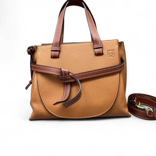 Loewe Tote Bag Grained Calfskin Calfskin Brown Loewe Tote Bag Grained Calfskin Calfskin Brown
