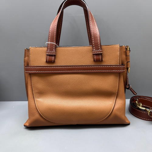 Loewe Tote Bag Grained Calfskin Calfskin Brown Loewe Tote Bag Grained Calfskin Calfskin Brown