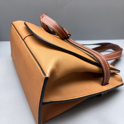 Loewe Tote Bag Grained Calfskin Calfskin Brown Loewe Tote Bag Grained Calfskin Calfskin Brown
