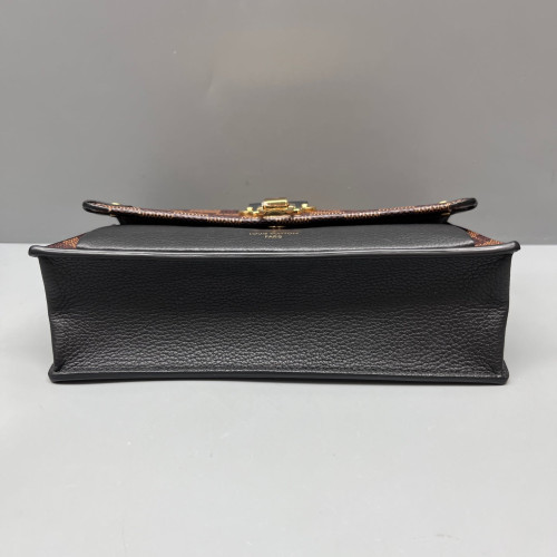 Louis Vuitton Vavin Chain Wallet Damier Ebene Brown