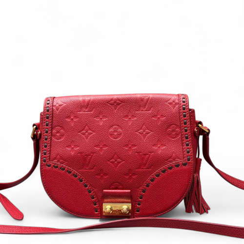 Louis Vuitton Junot Crossbody Bag Empreinte Monogram Red Louis Vuitton Junot Crossbody Bag Empreinte Monogram Red